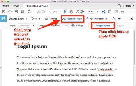 How To Make A Pdf Text Searchable One Legal