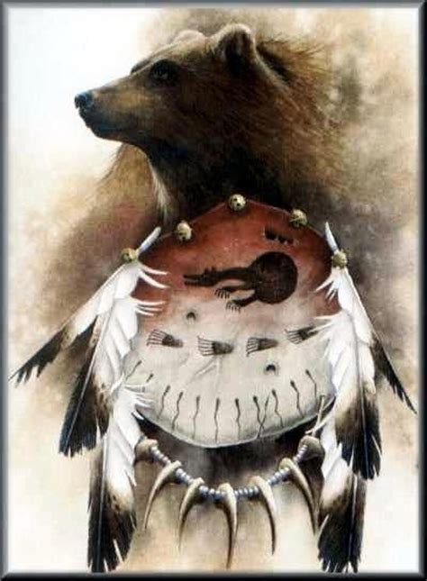 The Bear Spirit Bear Art Native American Artwork Native American