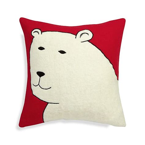 Dhgate offers a large selection of winged pillow and back sleep pillow with superior. Polar Bear 23" Pillow with Down-Alternative Insert in Decorative Pillows | Crate and Barrel