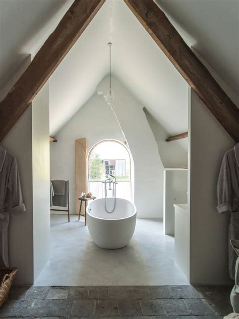This way, when you are. 38 Practical Attic Bathroom Design Ideas | DigsDigs