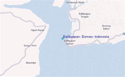 Balikpapan Borneo Indonesia Tide Station Location Guide