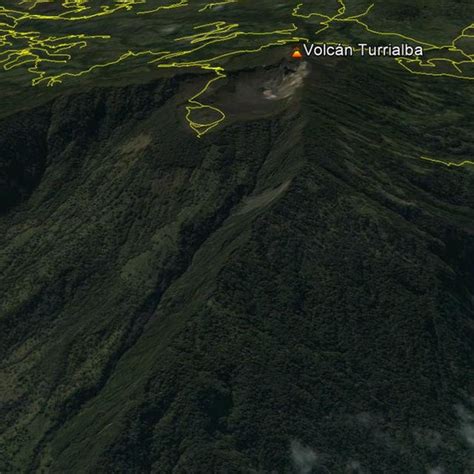 Mapa De Amenaza Volcánica A Largo Plazo áreas Límite De Peligro Máximo