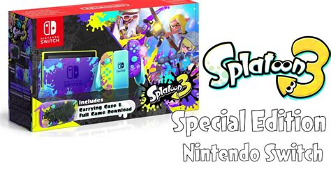 Splatoon 3 Nintendo Switch Special Edition Console It Looks Great But