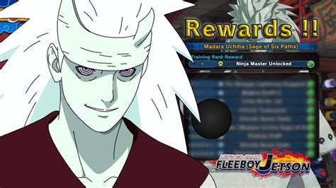 New Six Path Madara Uchiha Reward List Ninjutsu Translation In Naruto