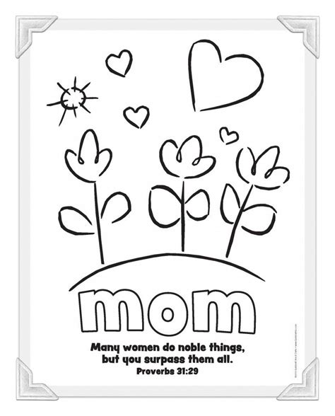 Christian Mothers Day Printables From Guildcraft Arts And Crafts