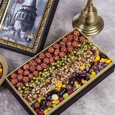 Assorted Turkish Delightdragee And Chocolate Special Hm 1864 Hafız