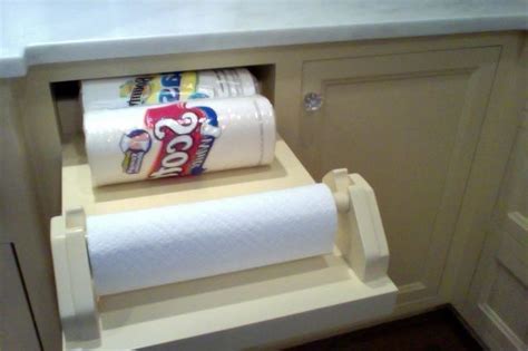 Built In Paper Towel Drawer Paper Towel Kitchen Interior Cupboard