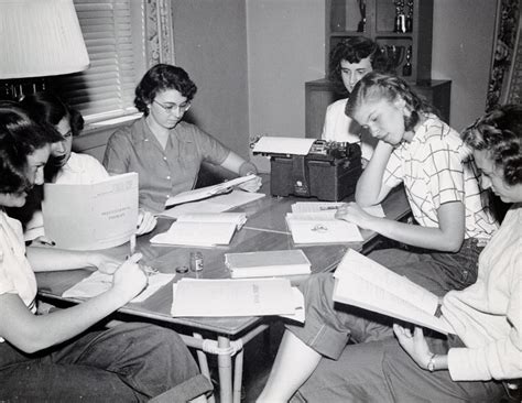 Kenneth Spencer Research Library Blog Ku Students Studying Hard 1950