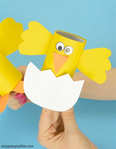 Chick Toilet Paper Roll Craft Easy Easter Craft Idea Easy Peasy And Fun