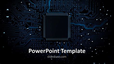 Computer Chip Powerpoint Template Slidesbase