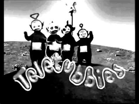 Teletubbies are terrifying in black and white is terrifying in black and white and red and. Teletubbies in black and white - YouTube