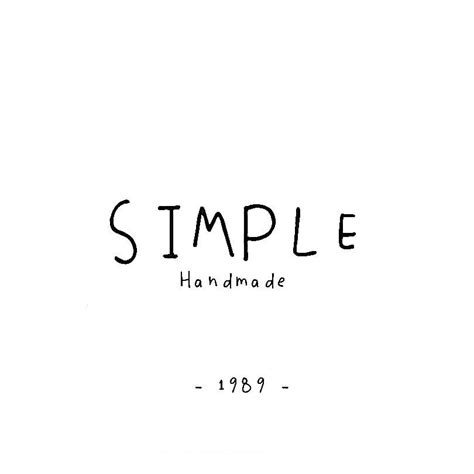 Simple Handmade 1989
