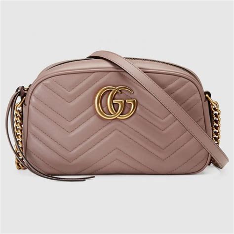 Gucci Gg Women Gg Marmont Small Matelassé Shoulder Bag Lulux