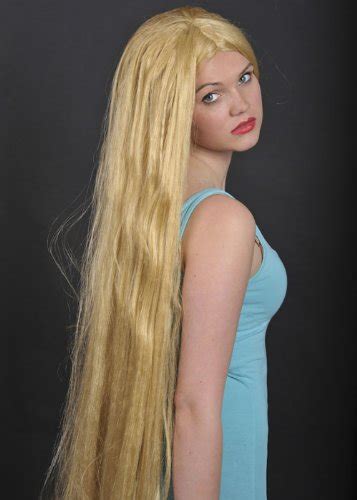 Lady Godiva Extra Long Blonde Fancy Dress Wig