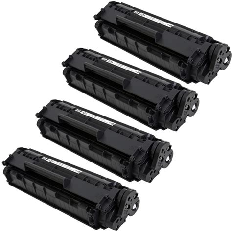 Maybe you would like to learn more about one of these? 4 Pack HP 12A Q2612A Black Laser Toner Cartridge LaserJet ...