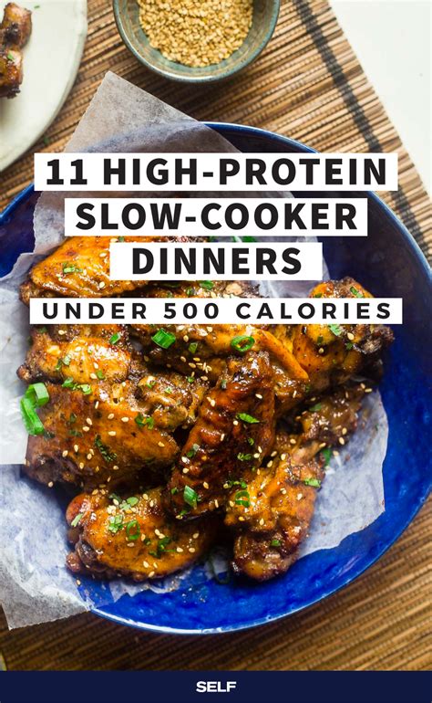 Protein is a wonderful addition to a snack because it helps you feel full while providing less calories per gram of food, as compared to fat, for example, which also helps you feel full but provides over double the calories than in a gram of protein, says dani. 11 High-Protein Slow-Cooker Dinners Under 500 Calories ...