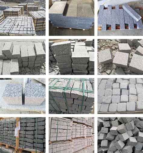 Cube Stone Landscaping Stones Granite Cube Cobble Stone And Pavers