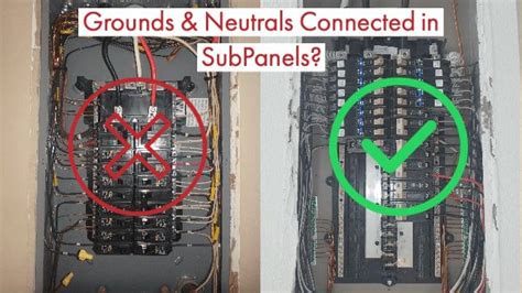 Sub Panel Wiring Ground And Neutral Wiring Diagram And Schematics