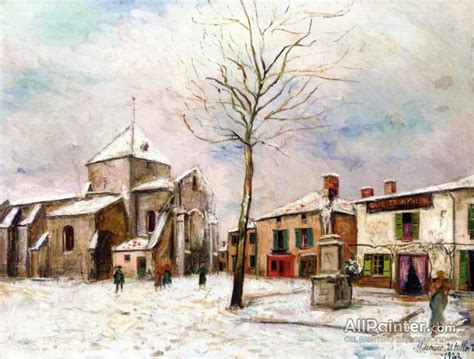Maurice Utrillo Church In Bessines Oil Painting Reproductions For Sale