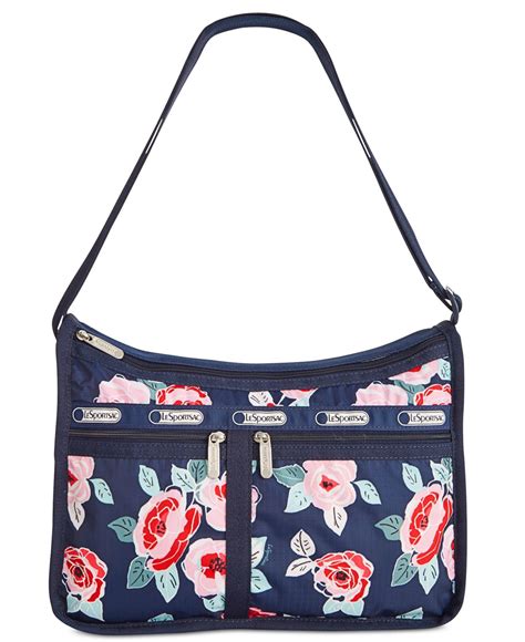 LeSportsac deluxe everyday bag - Navy Rose | Bags, Everyday bag handbags, Everyday bag
