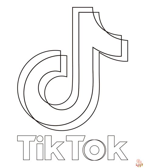 Colorea Tu Mundo Con Tiktok Coloring Pages Diseños Gratuitos