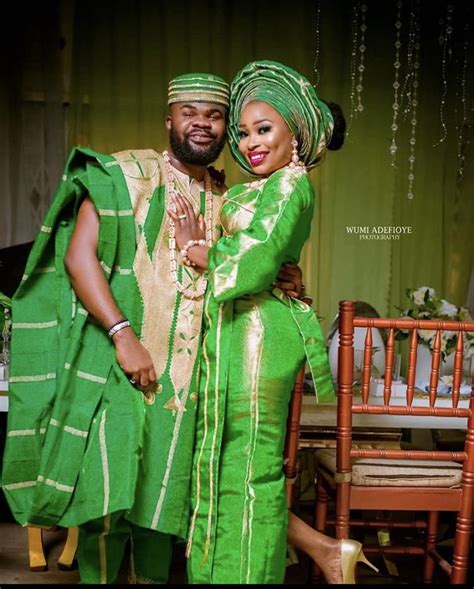 Ensemble Complet Couple Africain Asooke Tenue De Mariage Etsy African Wedding Attire