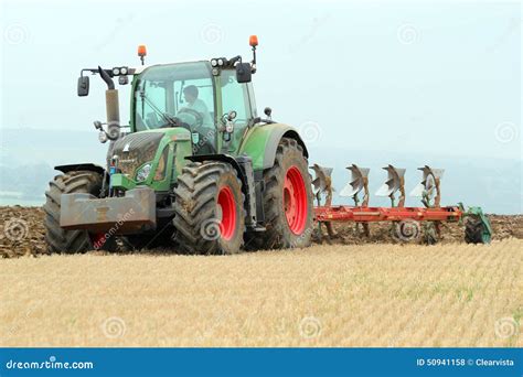 Tractor Plowing And Preparing The Soil Editorial Photo Cartoondealer