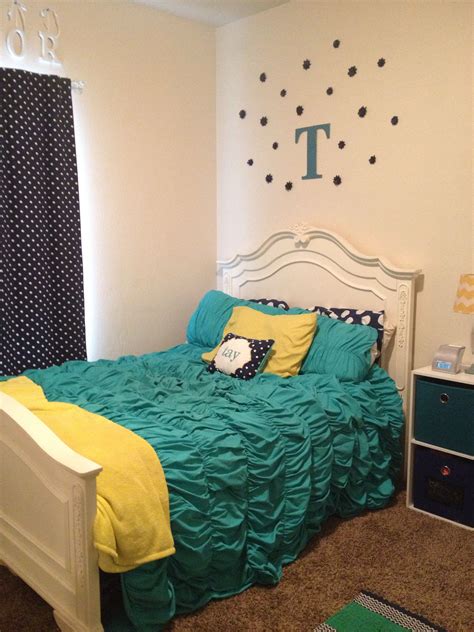 Yellow And Navy Blue Bedroom Upnatural