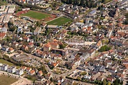 Luftaufnahme Achern - Stadtansicht vom Innenstadtbereich in Achern im ...