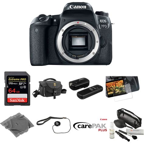 Canon Eos 77d Dslr Camera Body Deluxe Kit Bandh Photo Video