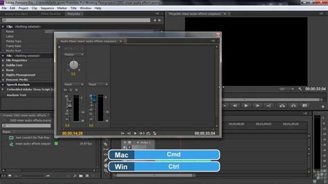 Adobe Premiere Pro Cs6 Tutorial Mixer Audio Effects Infiniteskills