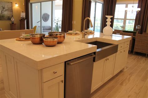 Can you have a dishwasher in a kitchen island. Stunning island with built in dishwasher | Kök