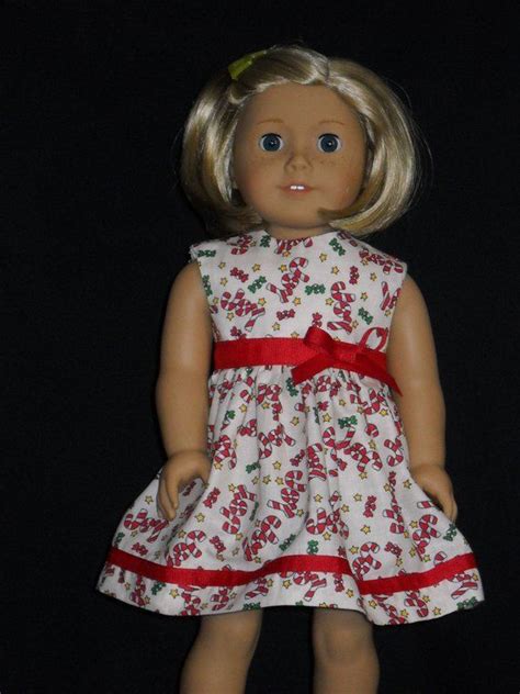 christmas dress american girl 18 inch doll dress handmade off etsy 18 inch doll dress