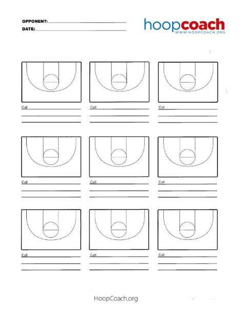 Basketball Court Diagram