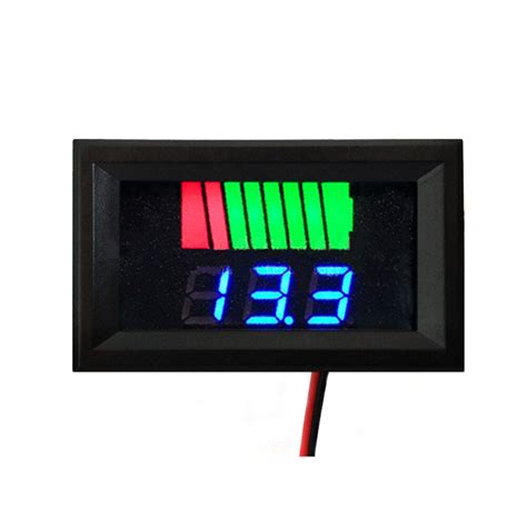 12 60V Car Lead Acid Battery Charge Level Indicator Battery Tester