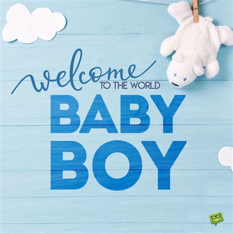 Its A Boy Wishes And Congratulations For A Newborn Baby Boy