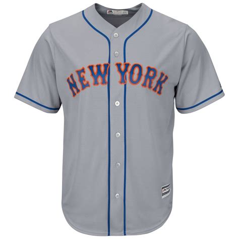 Majestic Athletic Mlb New York Mets Cool Base Road Jersey Teams From