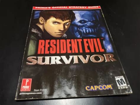 RESIDENT EVIL SURVIVOR Strategy Guide PS1 PRIMA Game Guide FREE
