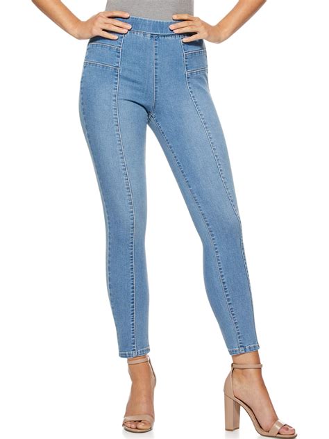 sofia jeans by sofia vergara rosa jegging curvy seamed high waisted ankle jeans women s