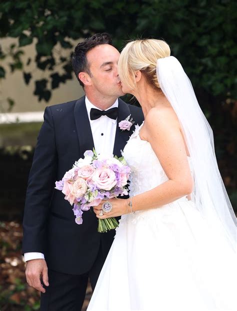 Ant McPartlin Marries Anne Marie Corbett As Newlyweds Kiss Outside