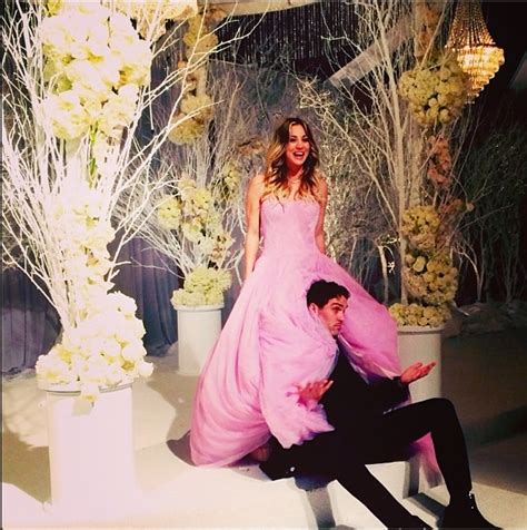 Kaley Cuoco Weds In Pink Vera Wang Gown Photos Love Inc Mag