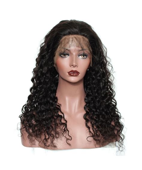 120 Density Full Lace Wig With Baby Hair Deep Wave Brazilian Pre