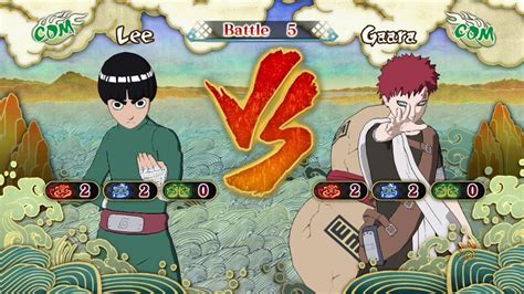 Naruto Shippuden Ultimate Ninja Storm 3 Rock Lee Vs Gaara Youtube