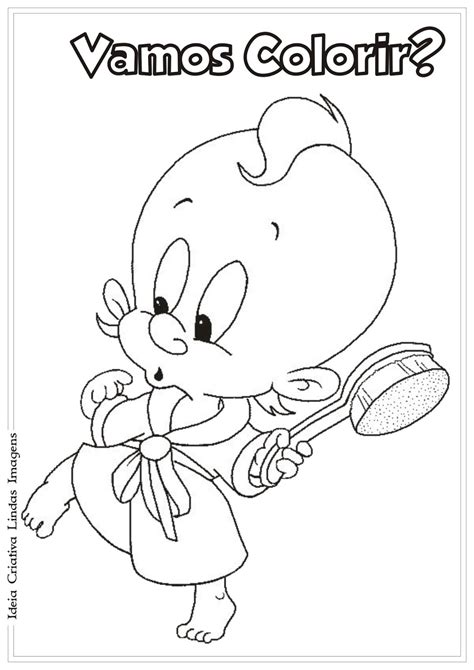 Desenho Hortelino Troca Letra Baby Para Colorir Baby Looney Tunes
