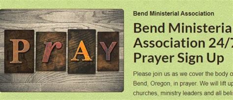 24 7 Prayer Movement In Bend We Need Your Prayers Prepare The Way
