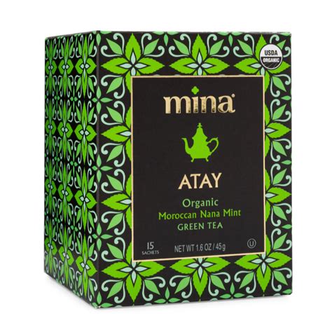 Mina Atay Organic Moroccan Nana Mint Green Teas Zaytuna College