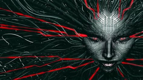 Hd Wallpaper Fiction Network The Game Head Art System Shock 2