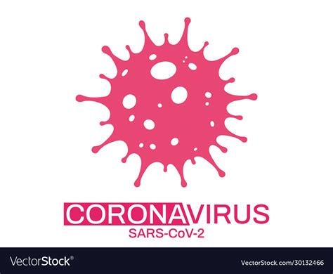 Coronavirus Logo Royalty Free Vector Image Vectorstock