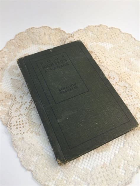 Beautiful plans went for naught and he was stranded in england 8 poor richard's almanack. 1914 Poor Richards Almanac Pocket Sized | Vintage book