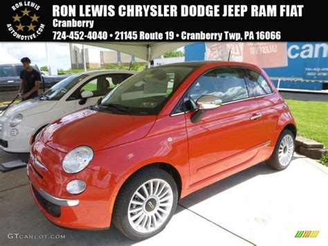 2017 Spitfire Orange Fiat 500 Lounge 120796532 Photo 3